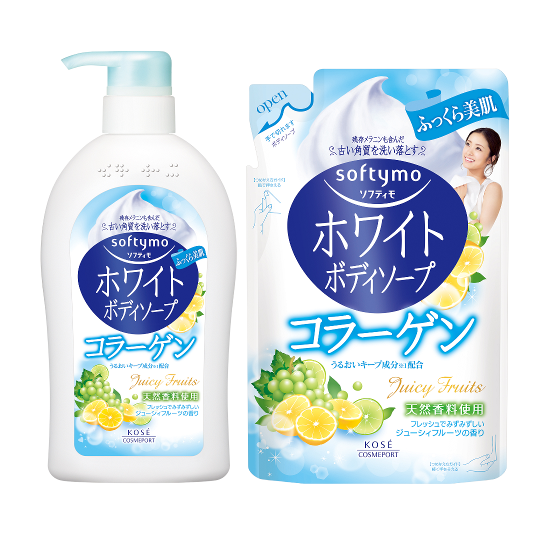 Sữa Tắm Dưỡng Trắng Mịn Da Chiết Xuất Collagen  Kosé Softymo  Body Soap (600mL)