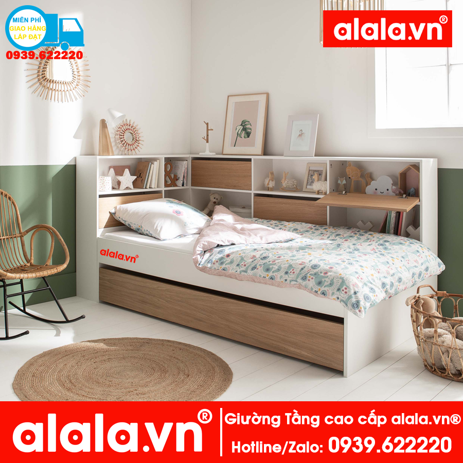 Giường tầng ALALA112 cao cấp - Thương hiệu alala.vn ( trên 1m, dưới 1m)