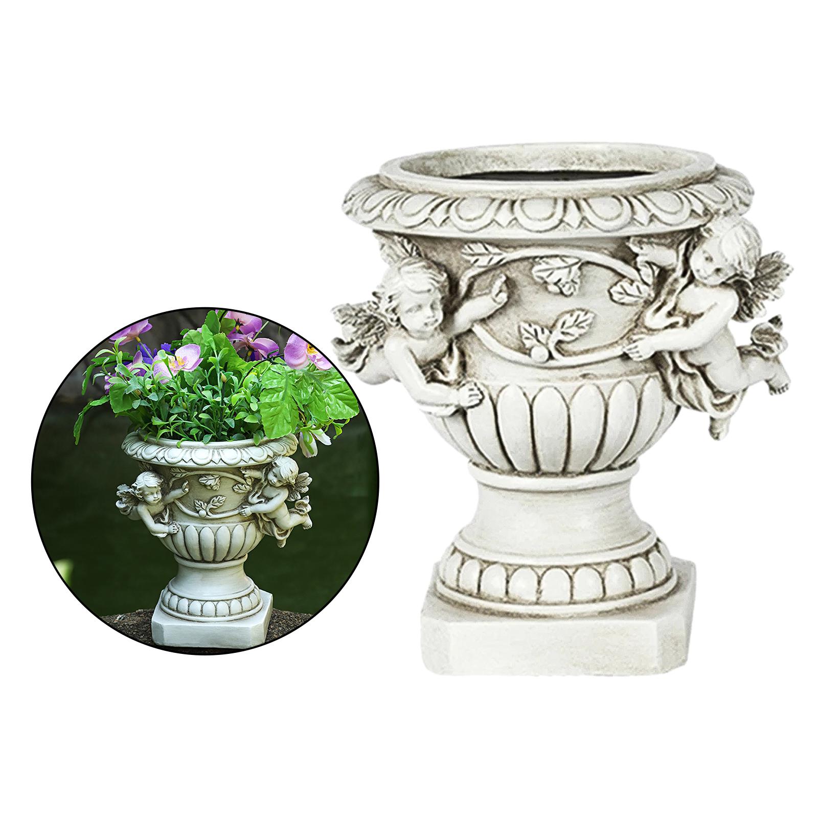 1PC Beauty Flower Pot, Flower Pot for Kids, Small Potted Succulent Plant Pot, Antique Style, Home Decor Indoor & Outdoor