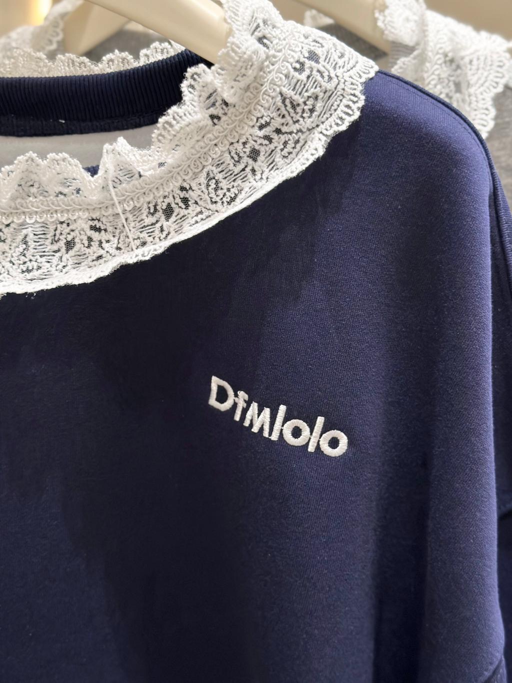 Aó pull phối ren đáp bèo mix chân váy tầng phối ren - MEI BY JOLIE