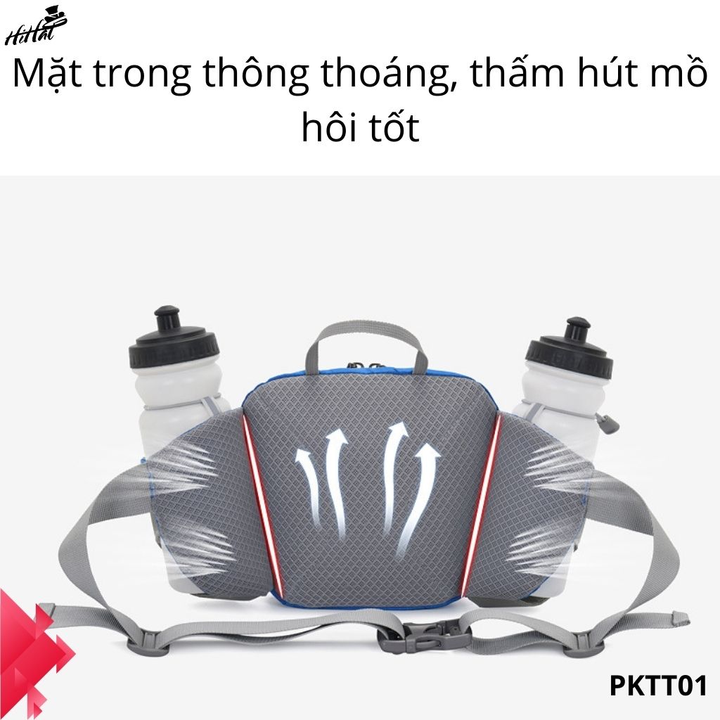 Đai đeo/ túi đeo hông thể thao/ túi đựng điện thoại bình nước thể thao địa hình leo núi dung tích lớn PKTT01