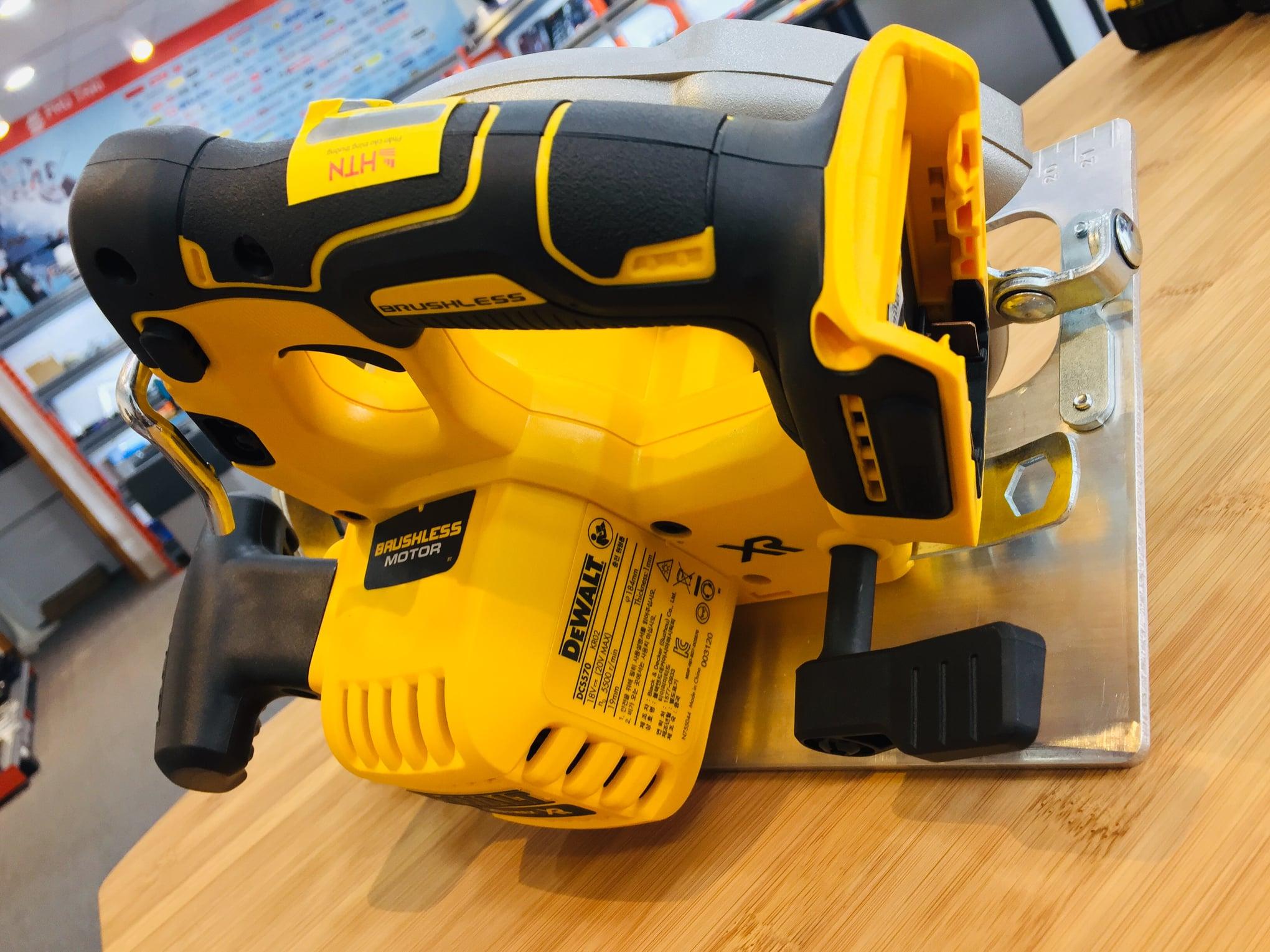 MÁY CƯA PIN CẦM TAY 18V 184MM DEWALT DCS570N-KR- HÀNG CHÍNH HÃNG