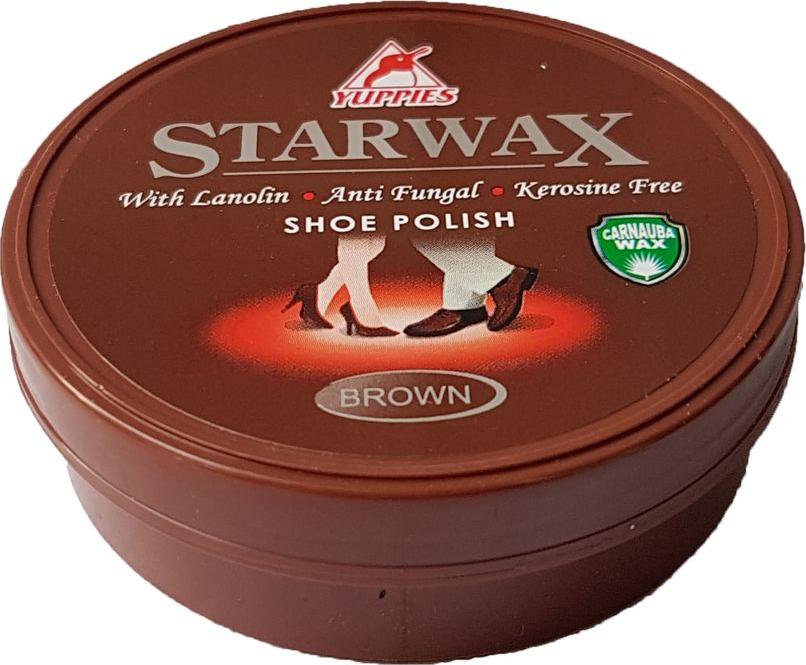 Xi đánh giày nâu YUPPIES Star Wax Shoe Polish 48ml - Brown (Malaysia)