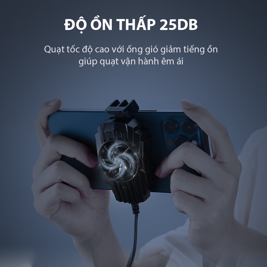 Quạt Tản Nhiệt Điện Thoại Gamen GMR01 Tản Nhiệt Nhanh Nhỏ Gọn - Hàng Chính Hãng