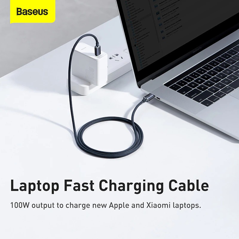 Cáp Sạc Nhanh Cổng USB Type C Sang USB Type C PD 100W - Hàng Chính Hãng Baseus