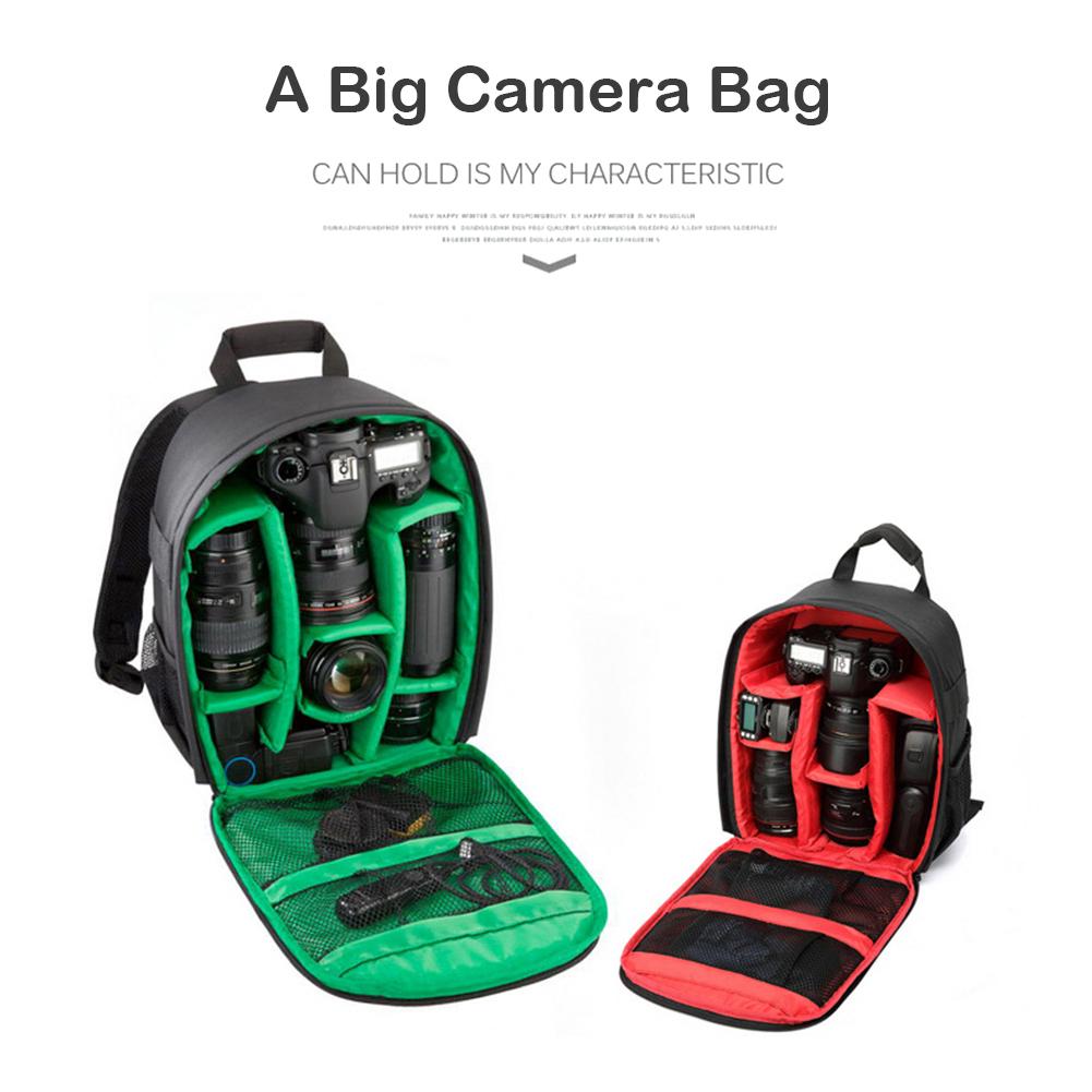 Túi máy ảnh DSLR kỹ thuật số Ba lô máy ảnh thoáng khí chống sốc cho Nikon Canon Video Photo Túi đựng ống kính du lịch di động Màu sắc: Tím