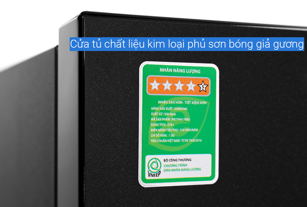 Tủ Lạnh Samsung Inverter 276 lít RB27N4170BU/SV - Hàng Chính hãng - Chỉ Giao Hà Nội