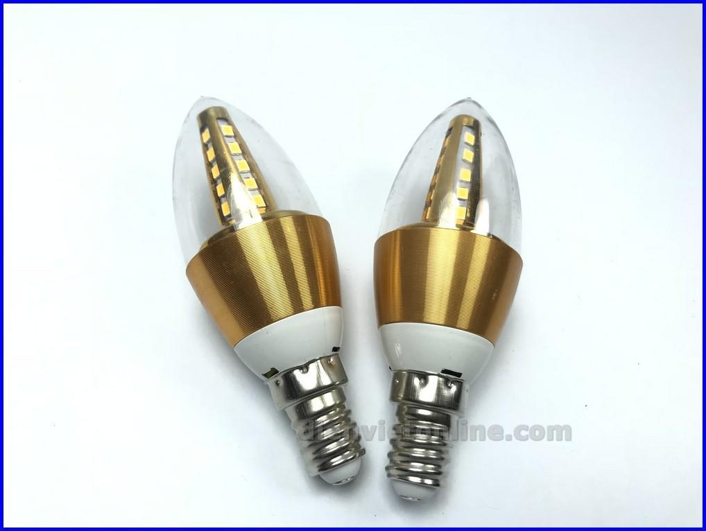 2 bóng led ớt trang trí 5W đui E14 . Công suất 5W tiết kiệm điện năng. Thiết kế bóng nhỏ gọn đẹp mắt.