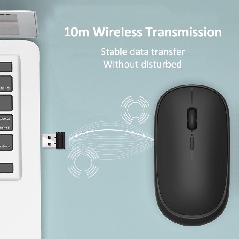 Chuột bluetooth Không Dây Hai Chế Độ Dễ Thương Phù Hợp Cho Điện Thoại Di Động / Máy Tính Bảng