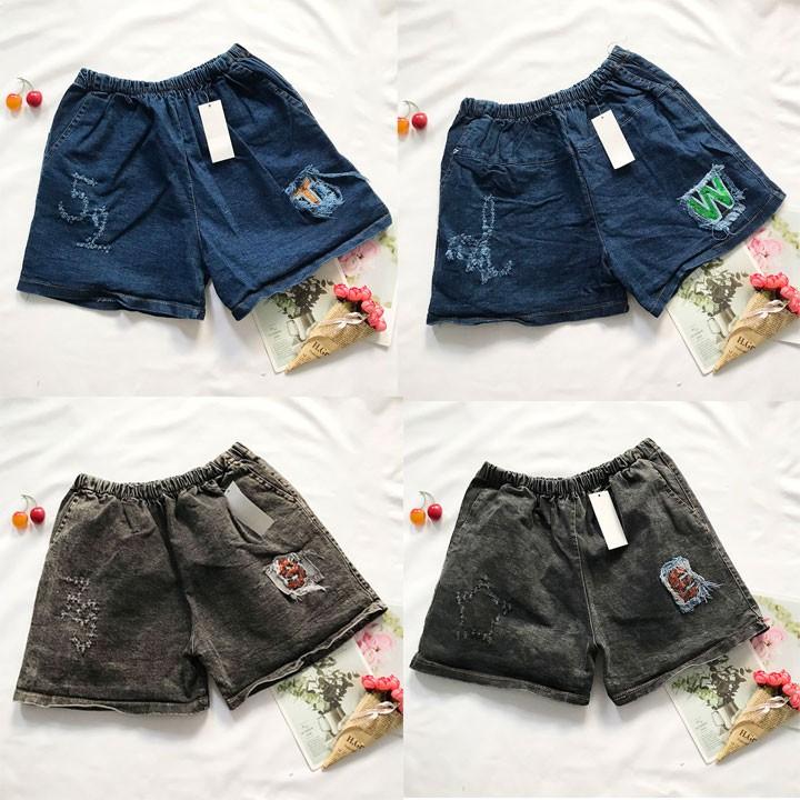 Quần đùi bé gái freesize từ 45-48kg quần sot short jean bé gái - QG08