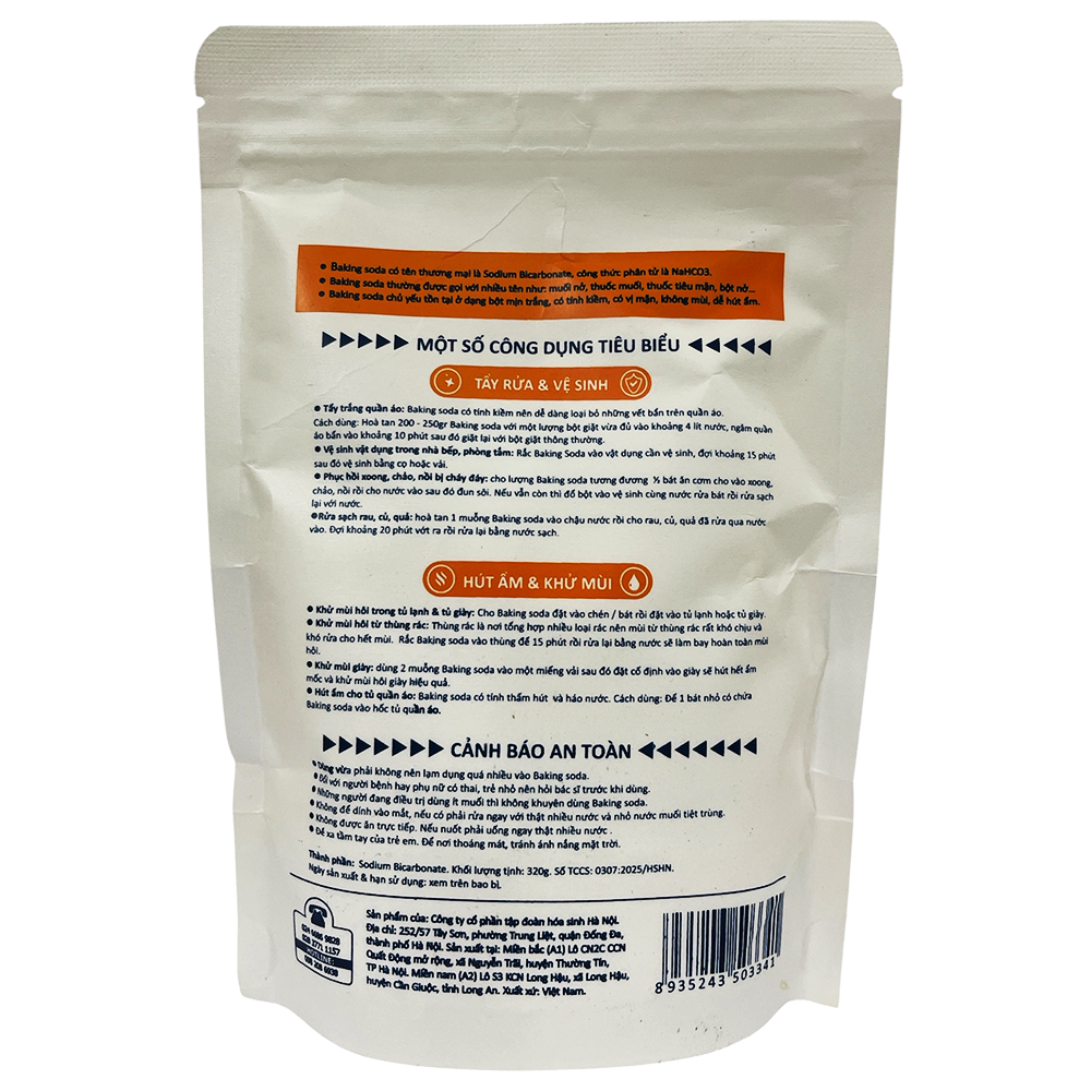 Bột baking soda Mr Fresh 320g