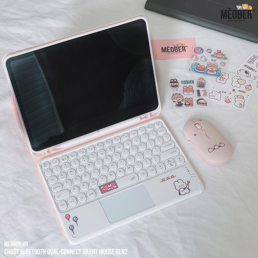 Chuột không dây Bluetooth Silent Mouse Gen2 - Nhỏ Gọn, Tối Giản, Pin Sạc Cao cấp