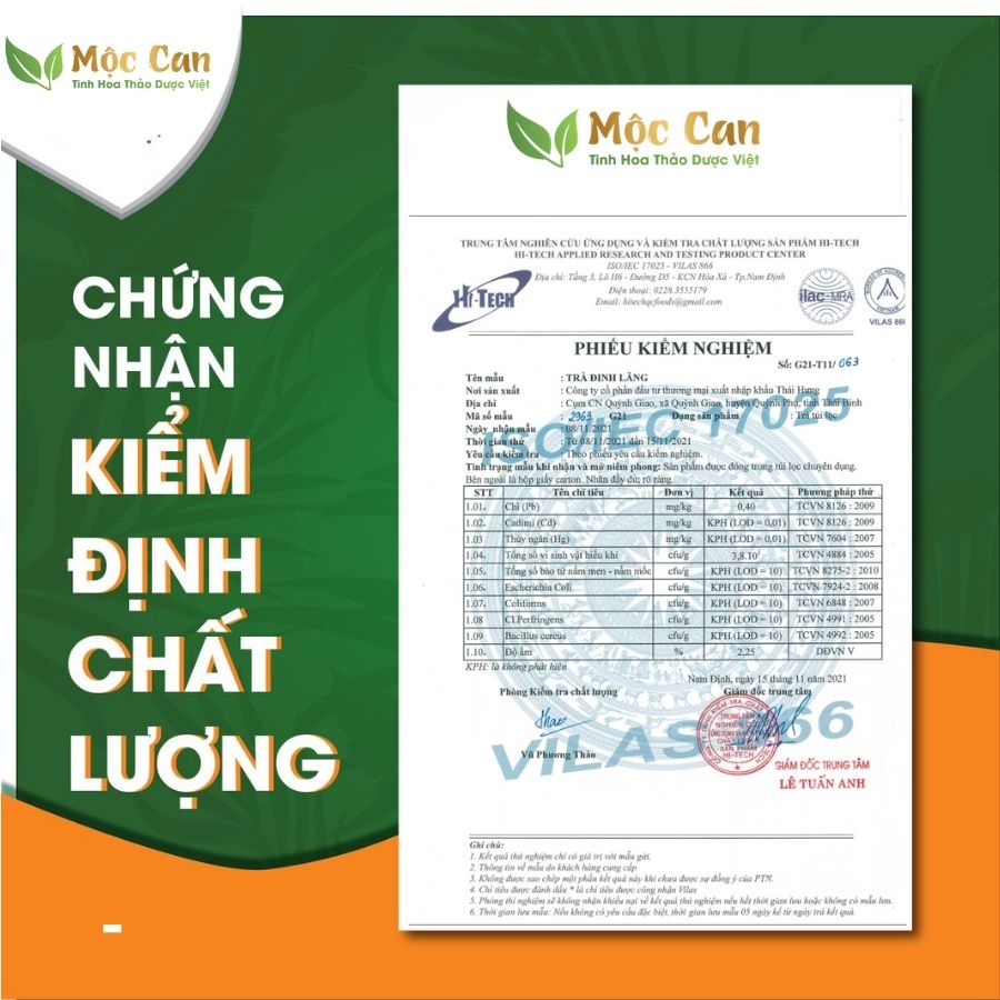 Trà đinh lăng an thần ngủ ngon Mộc Can cải thiện tình trạng mất ngủ,khó ngủ ,ngủ không sâu giấc gói 25 túi lọc