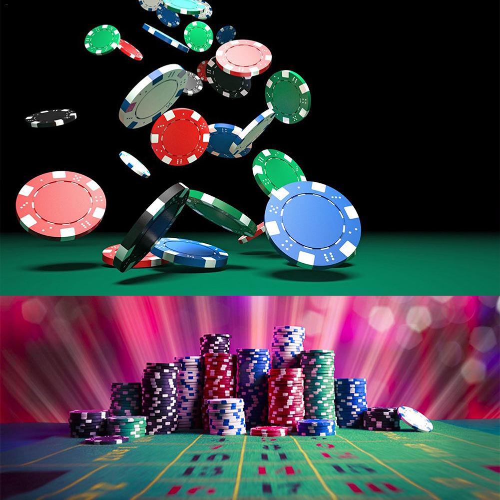 Bộ 300 Chip Poker Không Số ( Phỉnh Poker ) Hàng Nhập Khẩu Cao Cấp