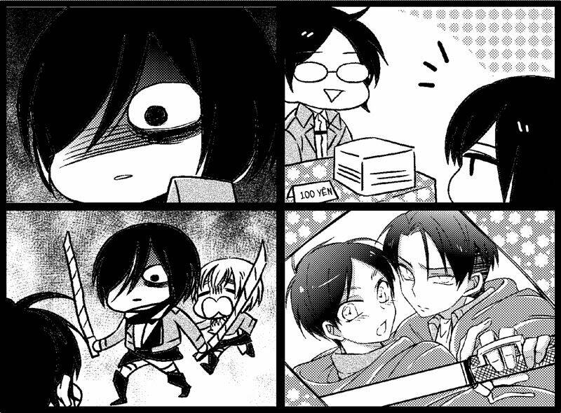 tấn công người khổng lồ - doujinshi eren x mikasa chapter 12 4