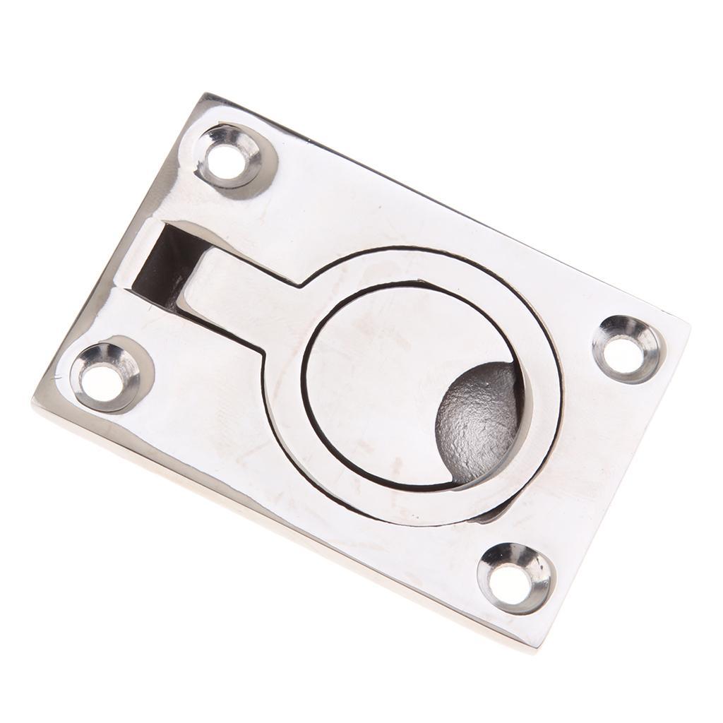 3x 316 Stainless Steel Boat Pull Latch Handle Locker