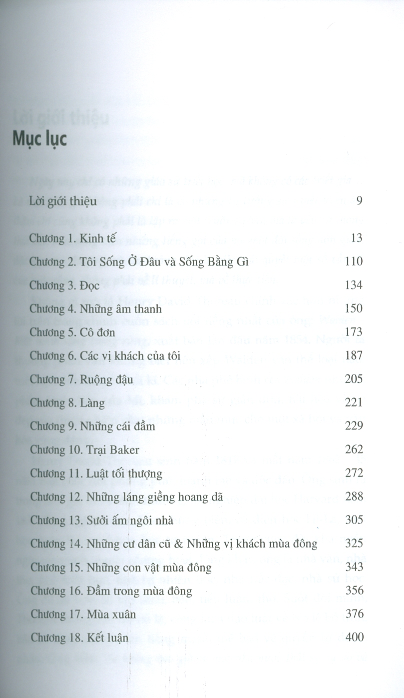 Walden - Một Mình Sống Trong Rừng (Tủ sách Tinh Hoa) - Ấn phẩm bỏ túi