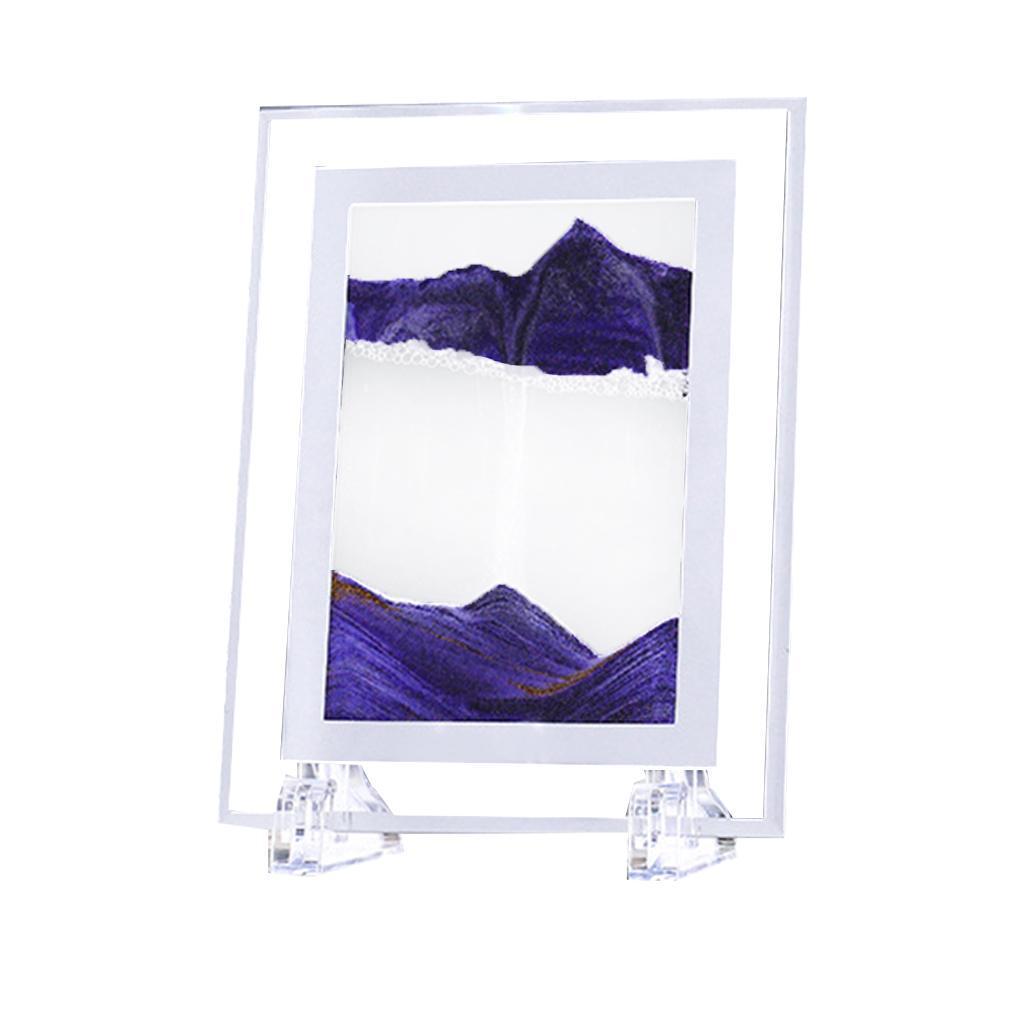 2-Pack Natural Dynamic Sand Picture Flowing Desktop Decors Photo Sand Draw