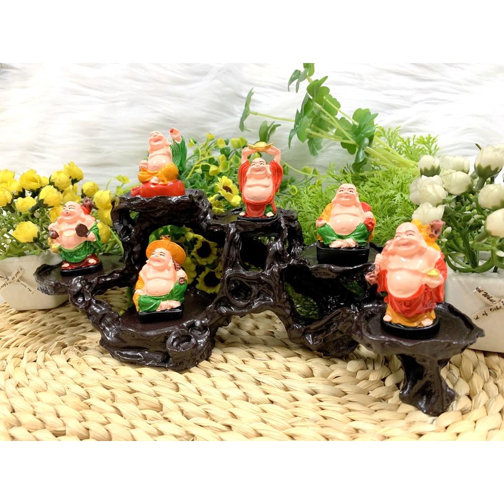 Đế để tượng kèm 6 tượng phật Bồ Tát Di Lạc Hoan Hỉ Tài Lộc