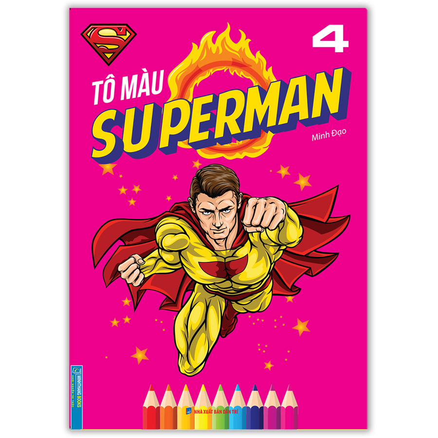 Combo 5 Cuốn Tô Màu Superman