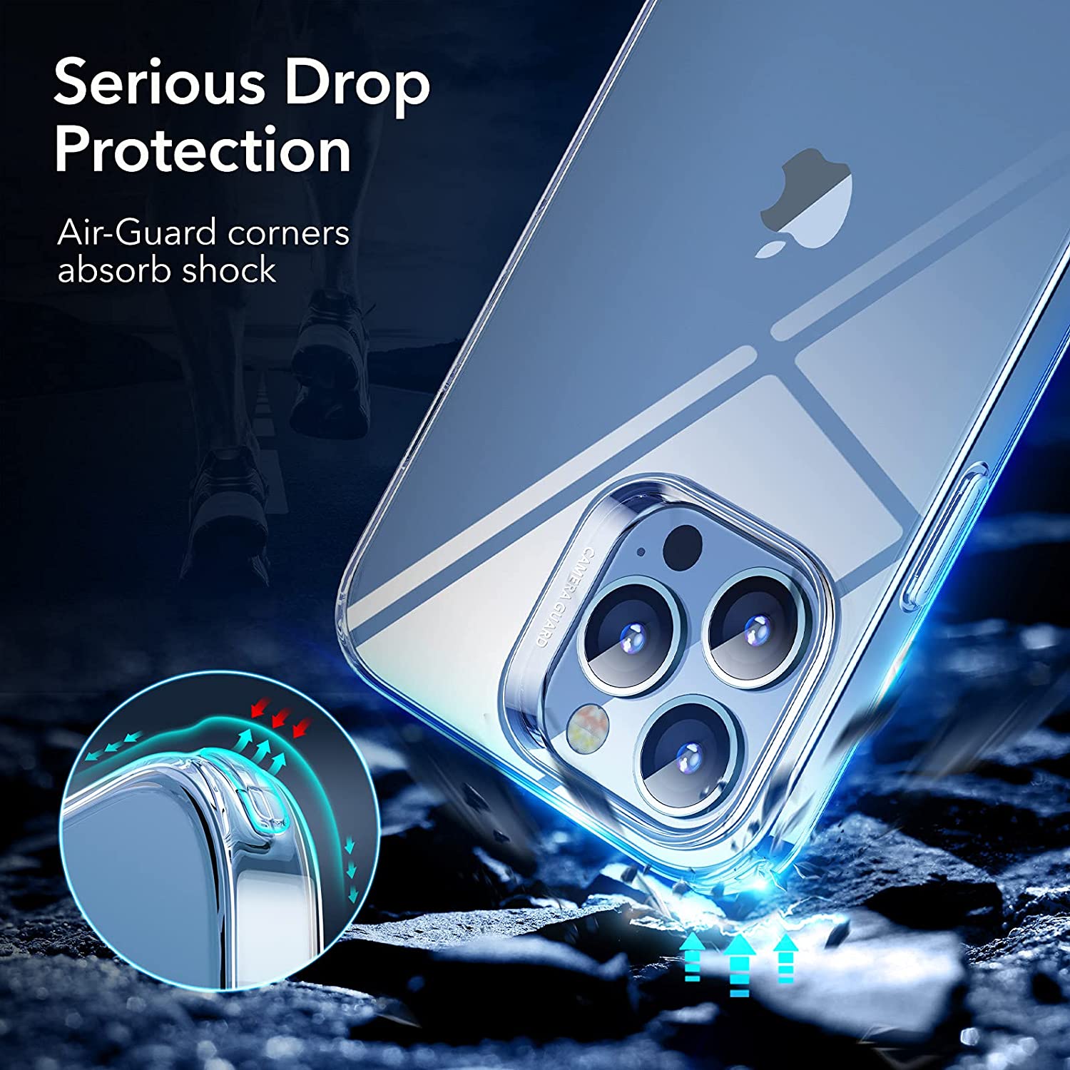 Ốp Lưng dành cho iPhone 13 / 13 Pro / 13 Pro Max ESR Project Zero Clear Soft Case - Hàng Nhập Khẩu