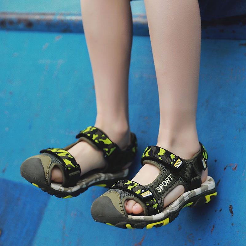 Dép Sandal Sport Bít Mũi Cho Bé Trai, Mẫu Mới 2022 - Hàng Quảng Châu Thiết Kế Phong Cách Thể Thao Khỏe Khoắn 046
