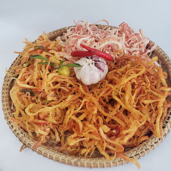 Đặc Sản Nha Trang - Mực Xé Sợi 3 Vị , Seavy Hộp 500G