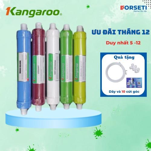 Trọn Bộ 9 Lõi Lọc Nước Kangaroo Hàng Chính Hãng Dùng Cho Máy Lọc Nước Kangaroo Kg109A Kv - Bộ Cn56789