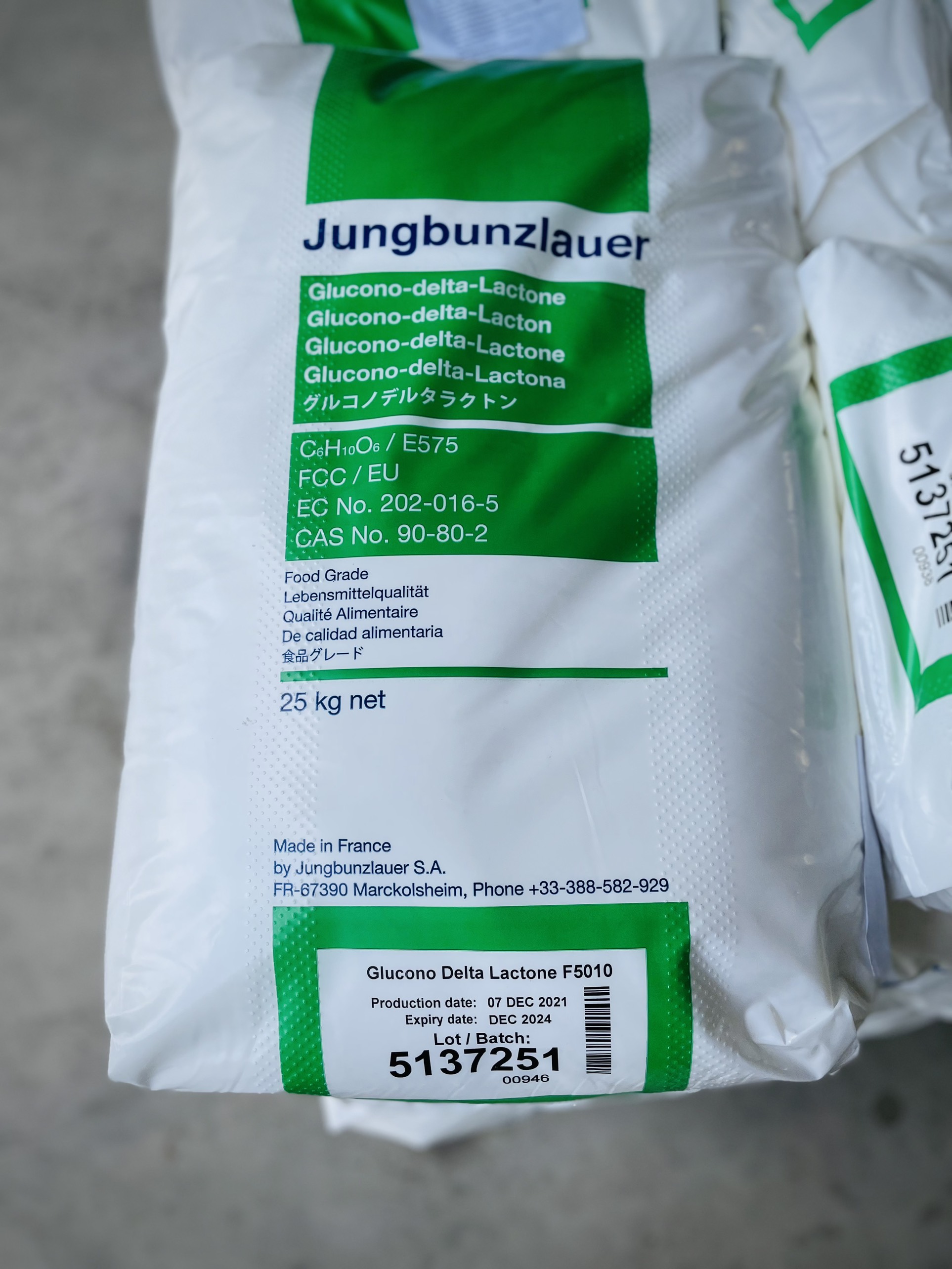 25kg đường nho Pháp tạo đông tào phớ đậu hũ ngon béo Glucono Delta Lactone