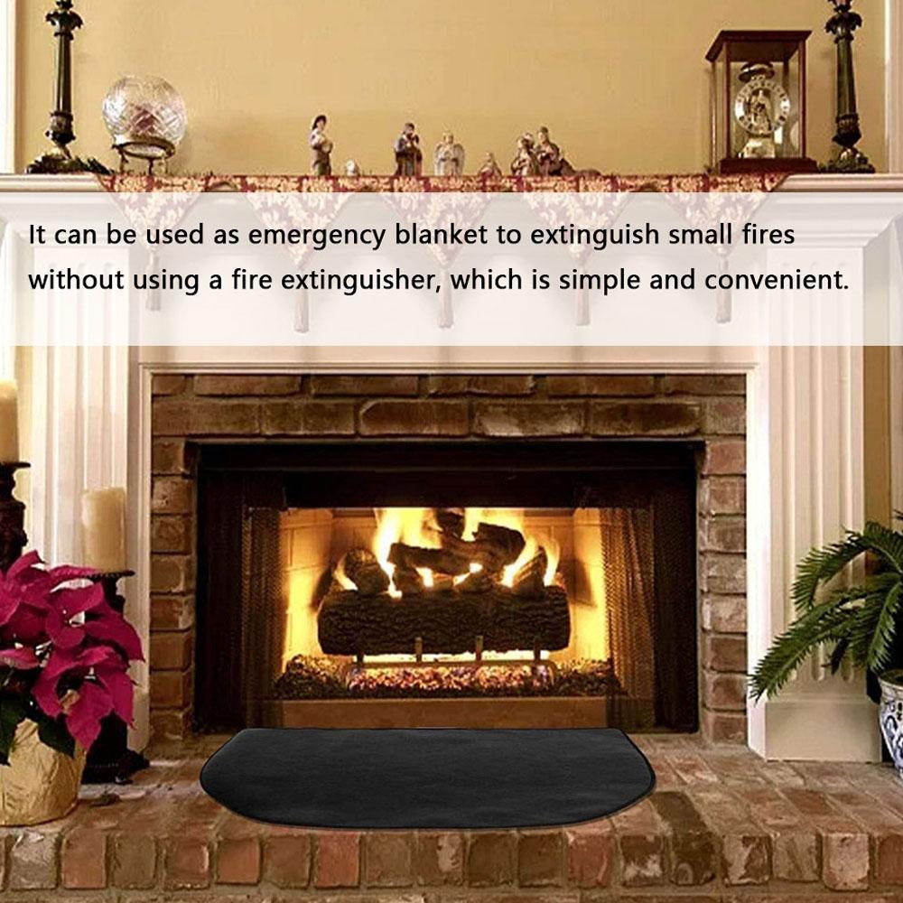 Thảm Bảo Vệ Sàn Lò Sưởi Brazier Chống Cháy Bằng Sợi Carbon