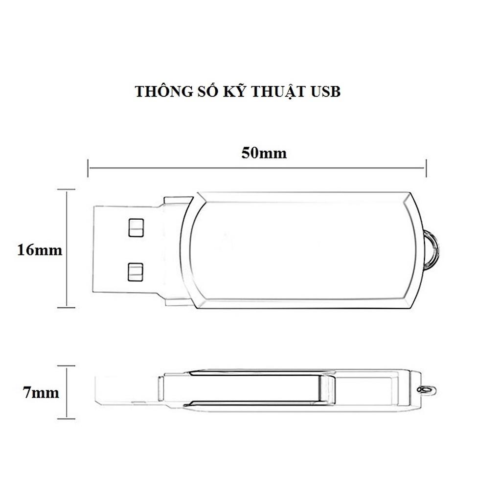 USB 8Gb Kết Nối Nhanh Tốc Độ Ghi Đọc Nhanh Siêu Nhẹ Chống Bụi