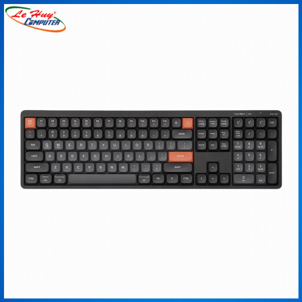 Bàn phím không dây HyperWork SilentKey | TS01 - Hàng Chính Hãng - Tặng Kèm Bộ Vệ Sinh 4 Món