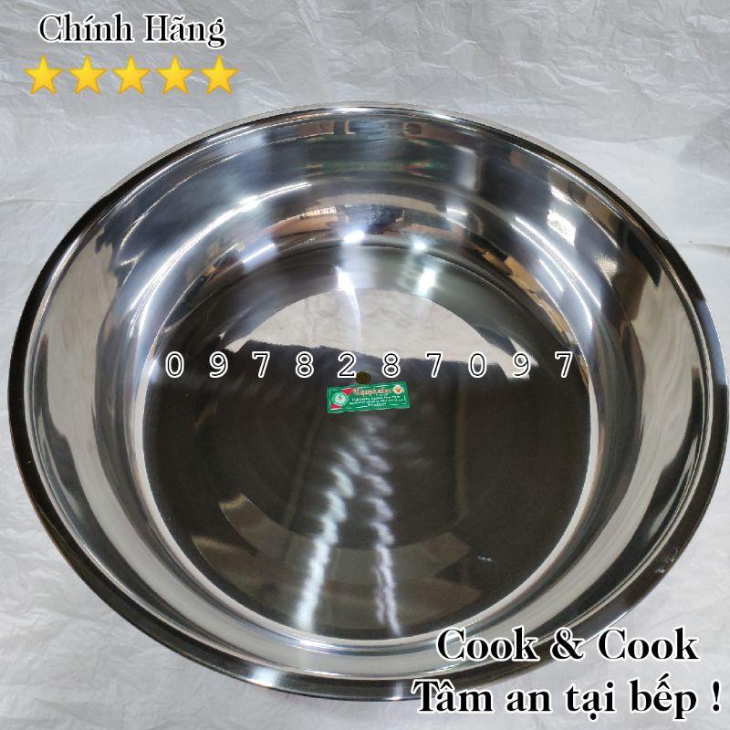 Chậu inox 304 thau inox 304 size 60, 64 cm