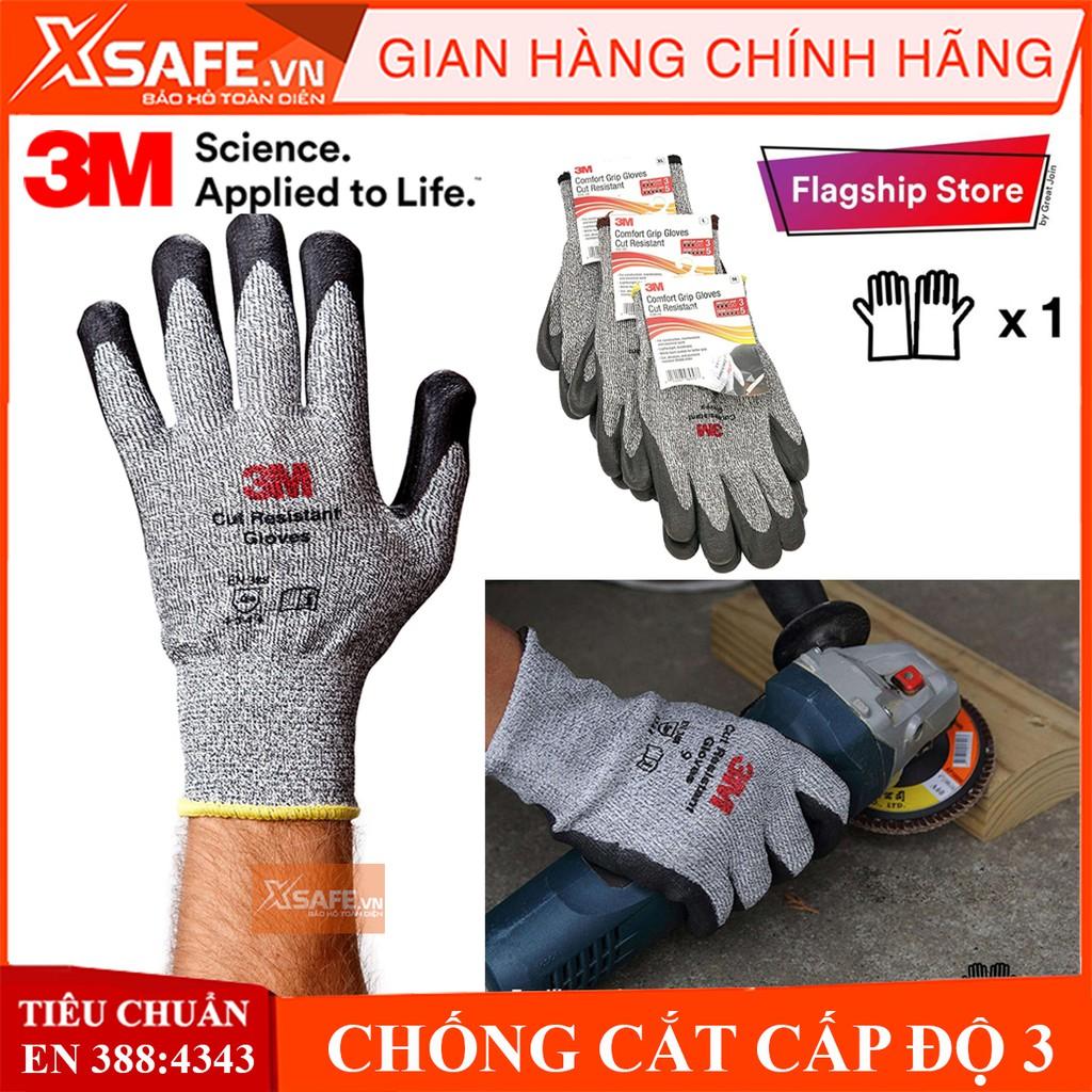 Găng tay chống cắt 3M cấp độ 3 - Găng chống cắt chống đâm xuyên tiêu chuẩn EN388:4343