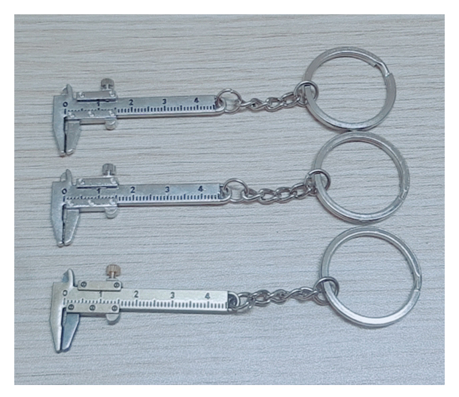 5 Chiếc Thước Kẹp Inox Đo Thân Lan Dài 5Cm Có Móc Treo