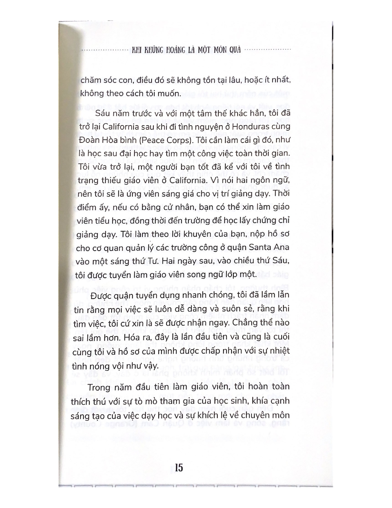 Khi Khủng Hoảng Là Một Món Quà