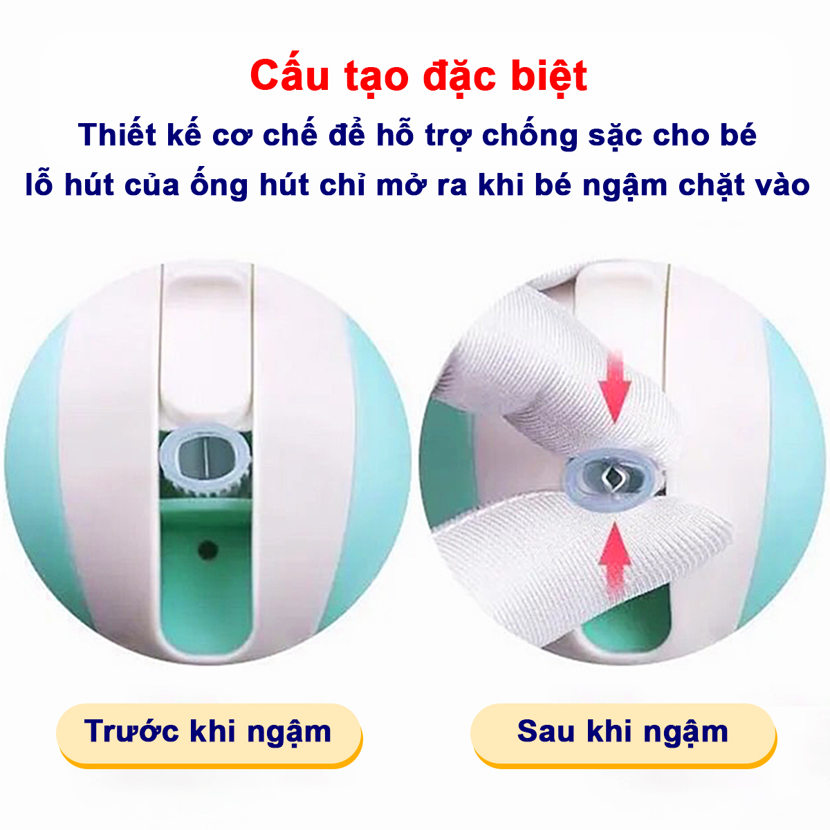 Bình nước cho bé chống sặc cao cấp Baby-S, Bình tập uống nước cho bé bằng nhựa PP chịu nhiệt tốt – SBN009