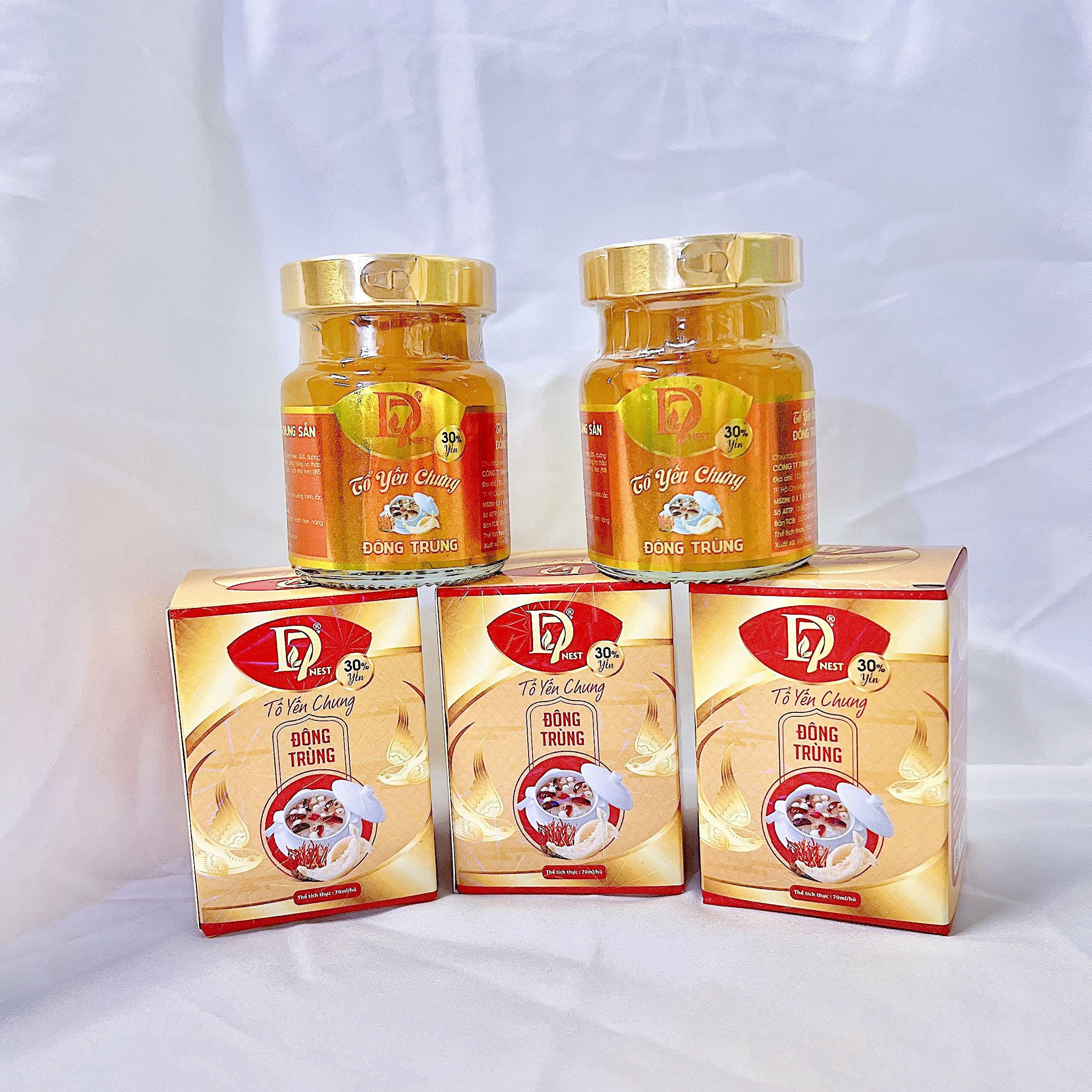 Combo 3 hủ yến chưng ĐÔNG TRÙNG HẠ THẢO bổ dưỡng - D7