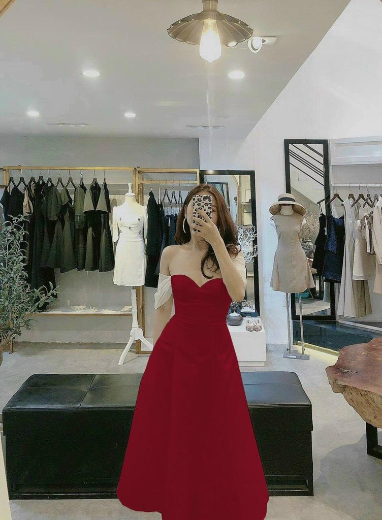 ĐẦM XÒE CÚP NGỰC RỚT TAY VOAN 13004