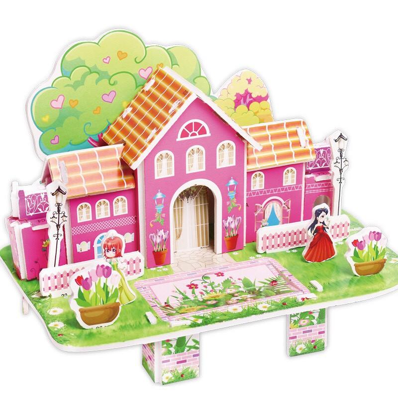 Đồ chơi tranh ghép mô hình 3D bằng giấy xốp EPS , Đồ chơi giáo dục cho trẻ nhỏ