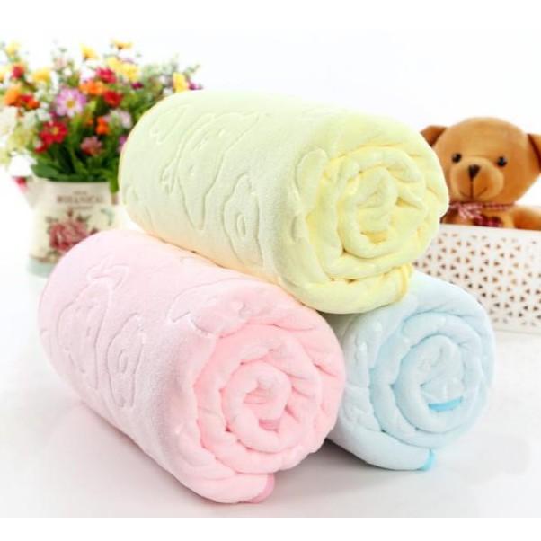 Khăn tắm siêu mỏng khổ lớn 140 x 70cm dùng quấn khi tắm cho bé yêu