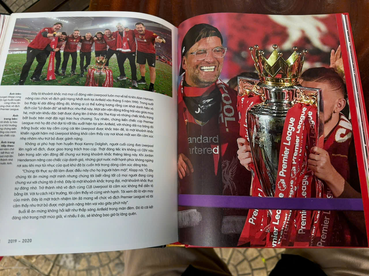 (Bìa cứng, In màu) KLOPP: My Liverpool Celebration - Liverpool FC - Lời tựa Jürgen Klopp - Sách Nhân Dân
