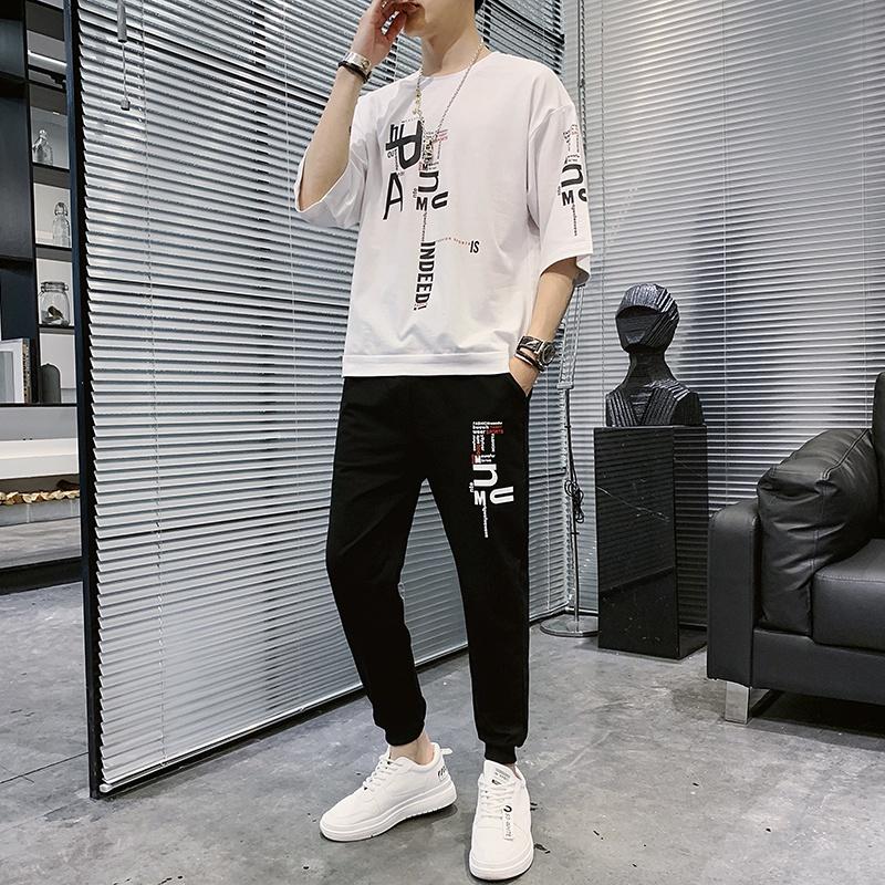 Bộ Đồ Thun Nam Thời Trang STYLE MARVEN Áo Ngắn Tay INDEED Kết Hợp Quần Jogger Trẻ Trung - SET NAM 9000046C2