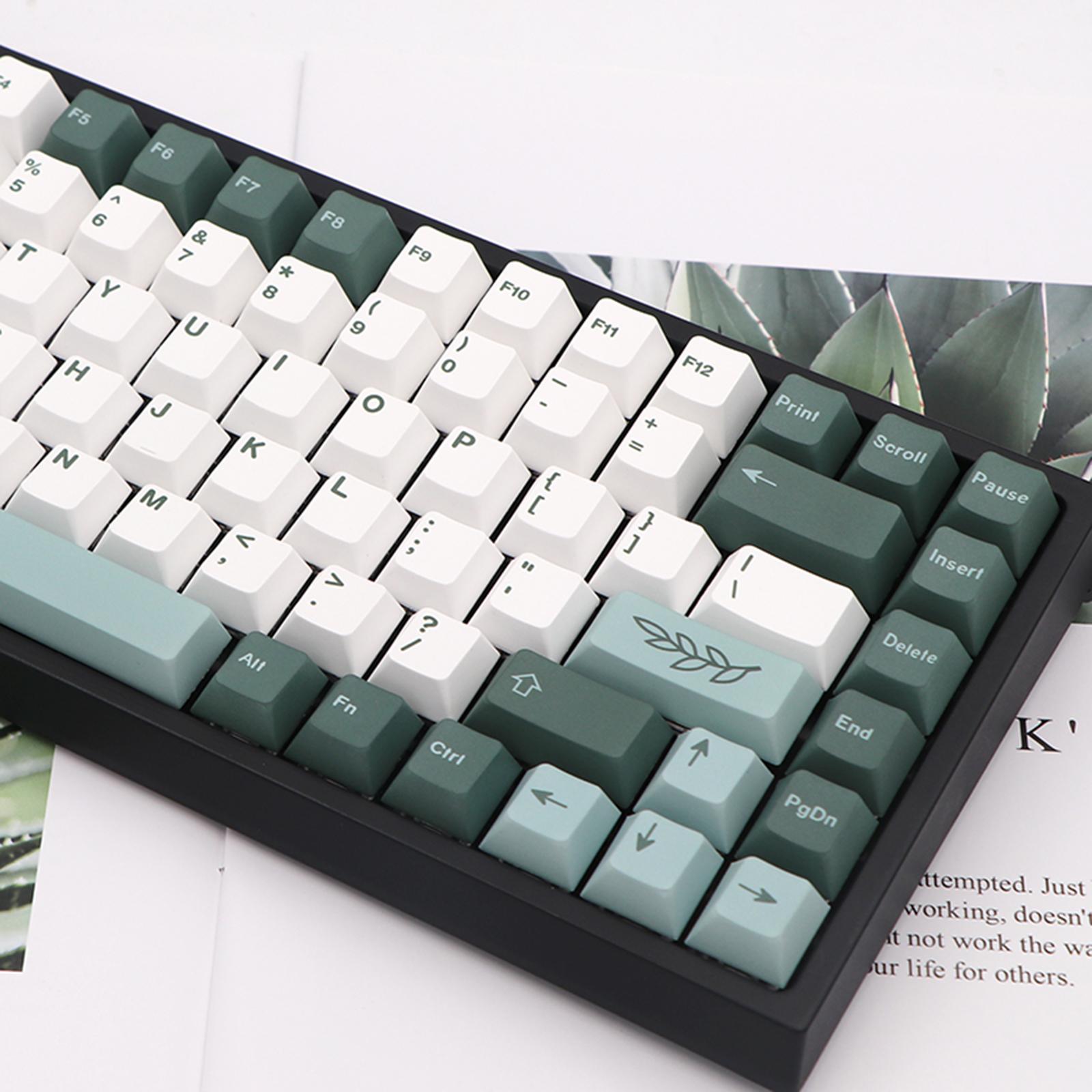 135-Key PBT Garden Theme Keycaps for Cherry 61 64 68 72 98 keys