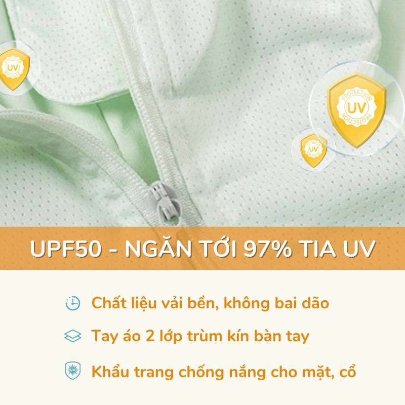 Áo Chống Nắng nữ thun lạnh có mũ rộng vành chất vải mát lịm chống tia UV freesize. Áo khoác chống nắng nữ hàng Cao Cấp