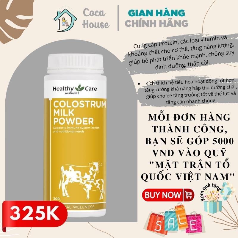 Sữa bò non Healthy Care Colostrum Milk Powder 300g