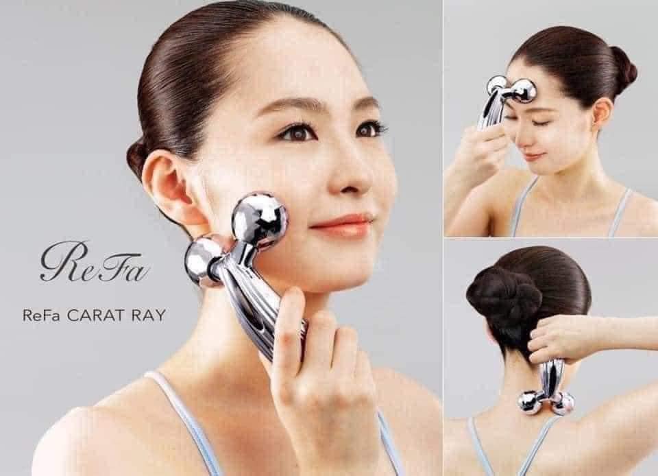 Cây lăn nâng cơ, thon gọn mặt và cơ thể ReFa CARAT RAY