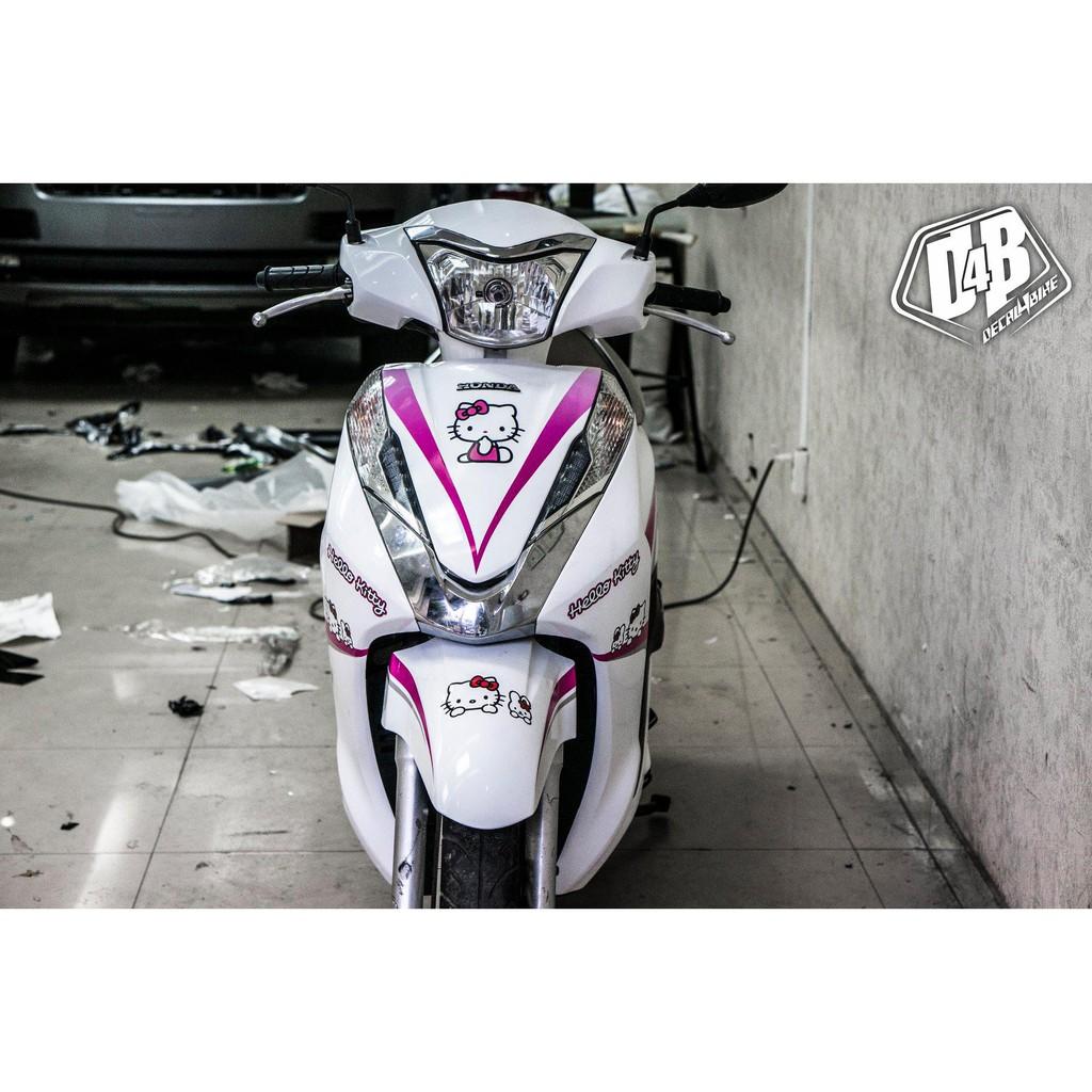 Tem trùm xe dành cho Lead Hello Kitty