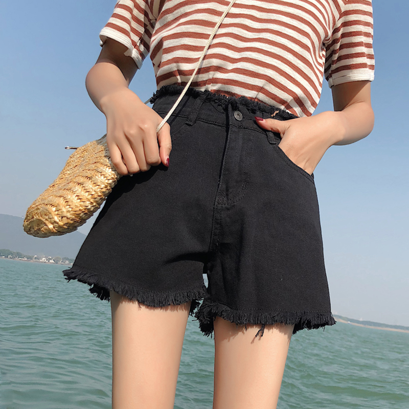 Quần shorts jean nữ lưng cao Ulzzang QNJ1