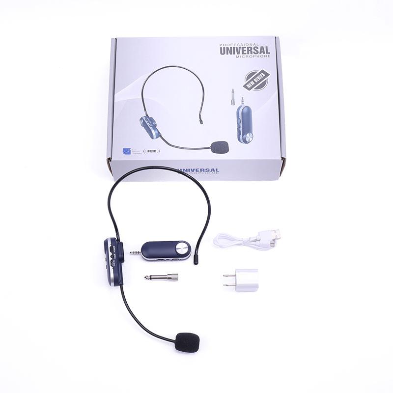 Phong cách mới nhất U-segment micro không dây tai nghe tai nghe pin ngoài trời âm thanh micro tai nghe không dây phổ quát